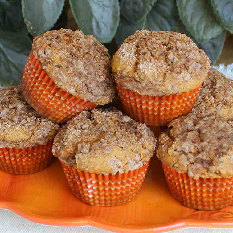 Pumpkin Streusel Muffins