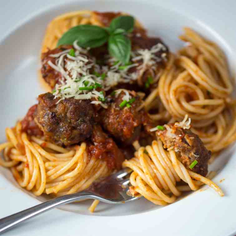 Spaghetti and Meatballs