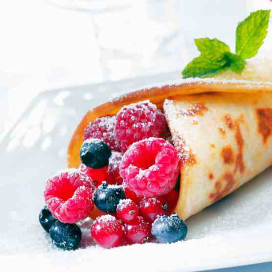 Fruit Filled Pancakes