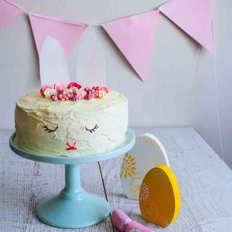 Sleeping Bunny Rabbit Surprise Cake