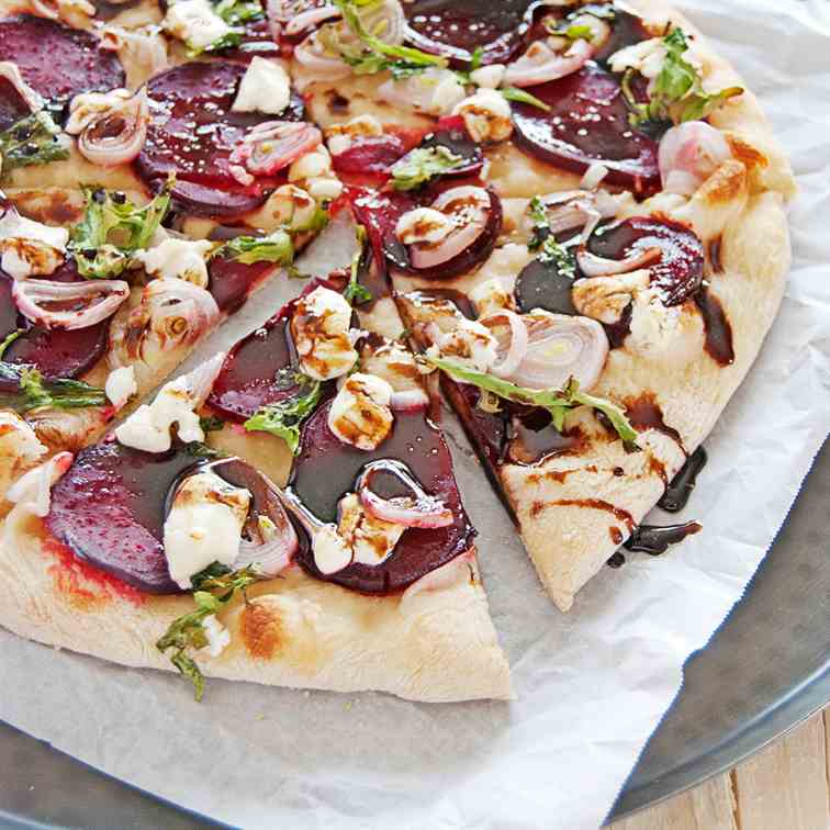 Roasted Beet Pizza