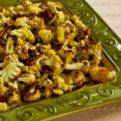 Roasted Cauliflower with Parmesan