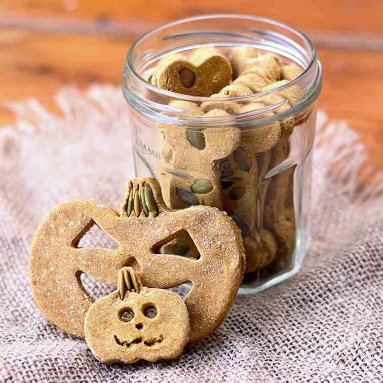 Pumpkin Spice Dog Treats- Gluten Free!