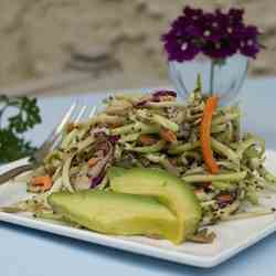 Broccoli Slaw with Chia and Hemp Seeds