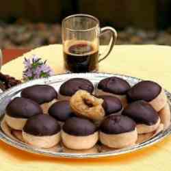 Chocolate Covered Marzipan Rum Balls