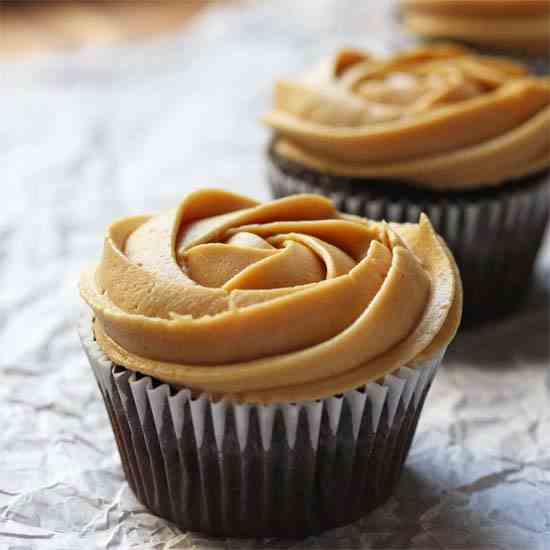 Chocolate Peanut Butter Cupcakes