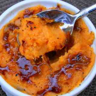 Maple-Mashed Sweet Potatoes