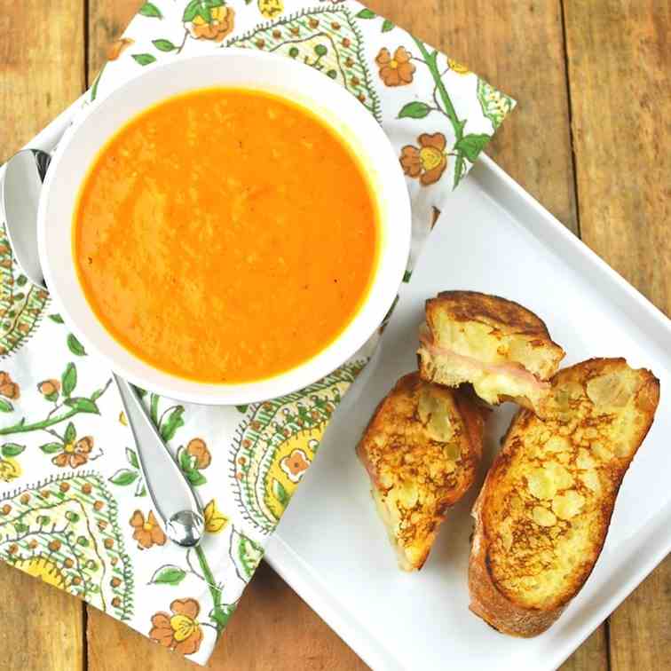 Roasted Heirloom Tomato Soup