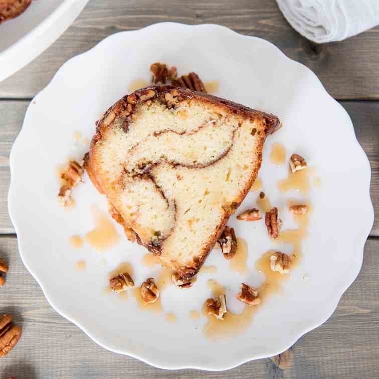 Sticky Bun Bundt Cake