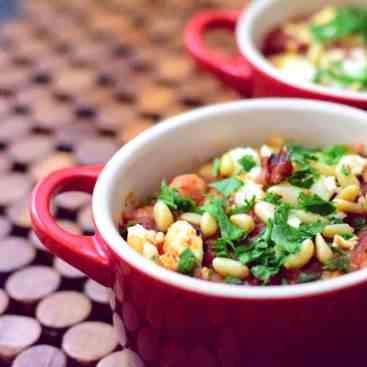 eggplant chickpea feta bake