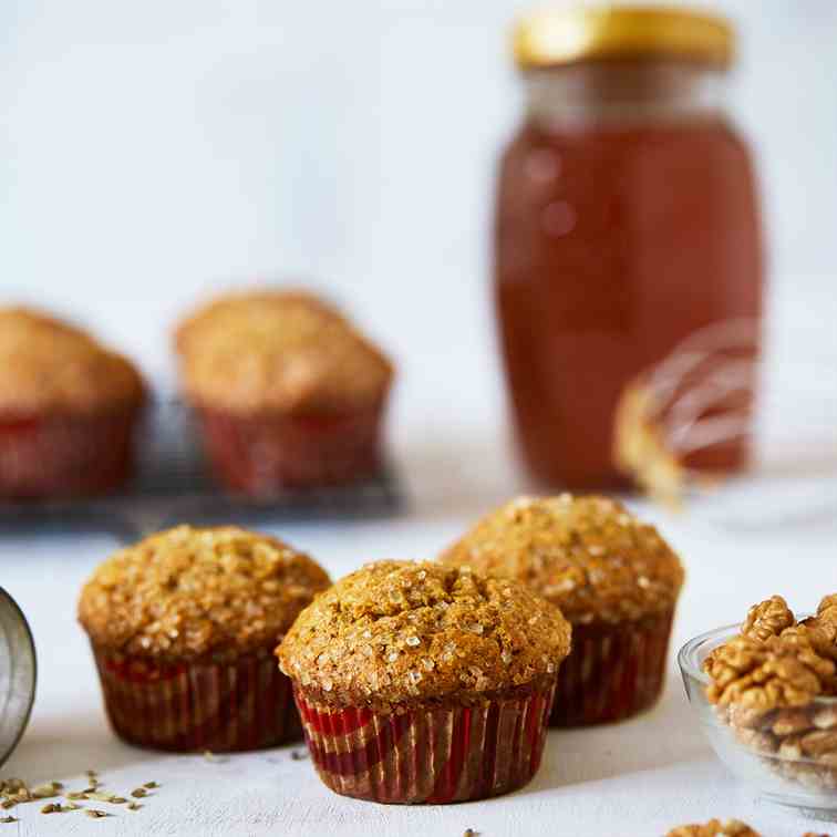 Honey Cornbread Muffins with Fennel Seeds