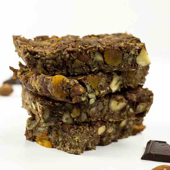 No Bake Protein Bars - Healthy Chocolate!