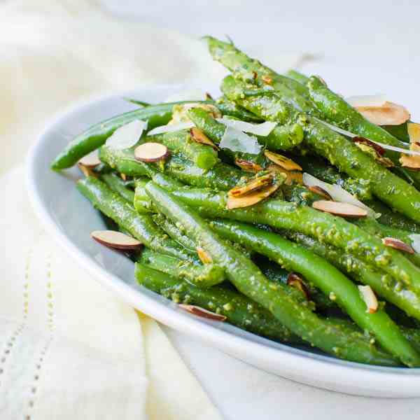 Spring Pesto Green Beans