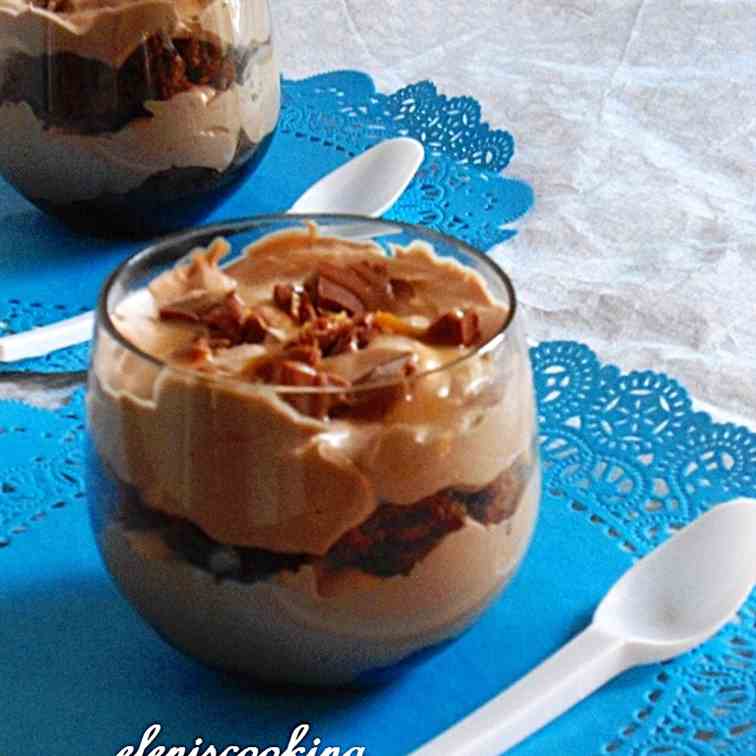 Chocolate Caramel Brownie Trifle