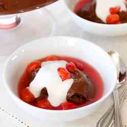 Chocolate Covered Cherry Mousse