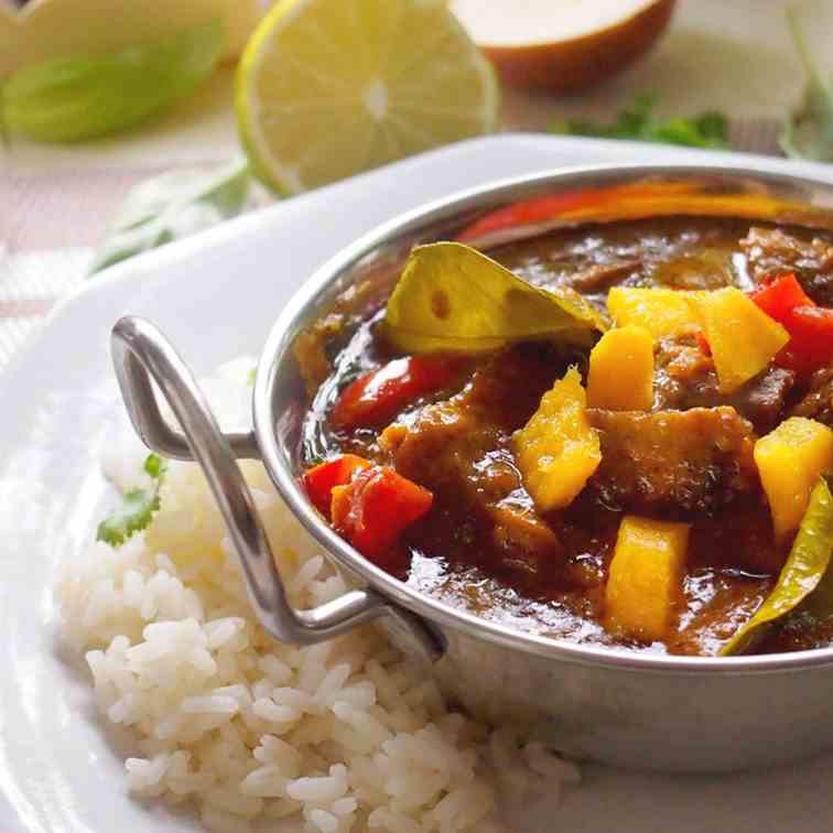 Easy Mango and Chicken Curry