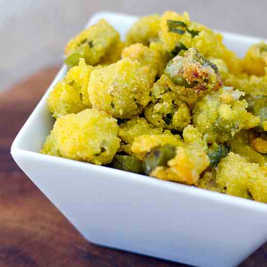 Gluten Free Fried Okra