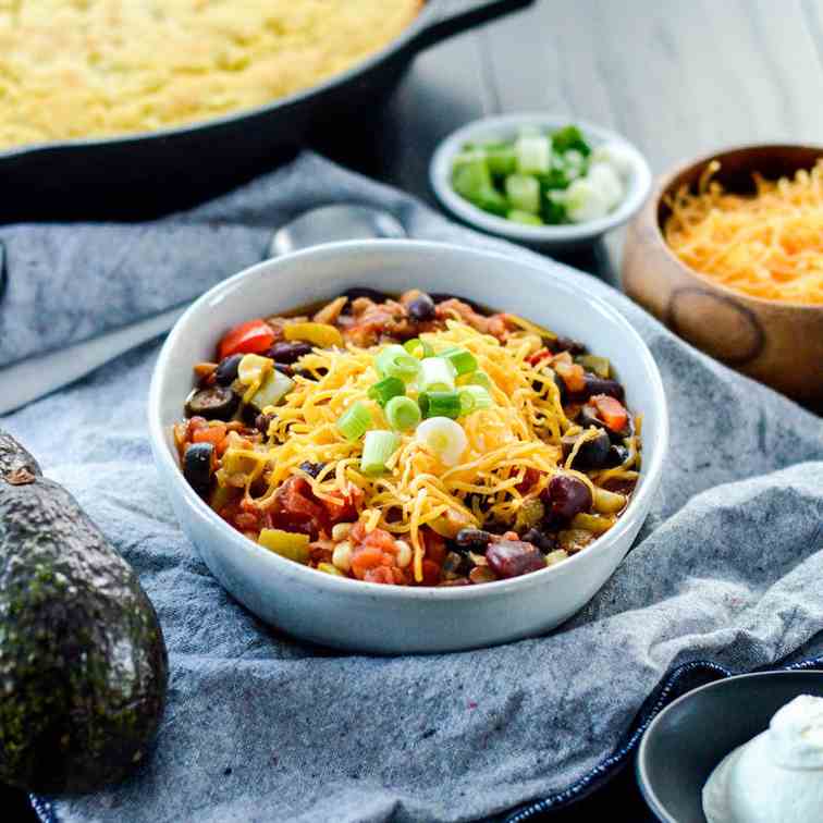 Healthy Slow Cooker Chicken Chili