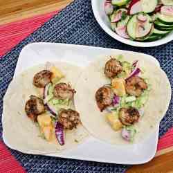 Mango Shrimp Tacos (or Salad)