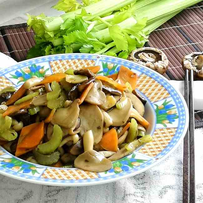 Mushroom stir fry