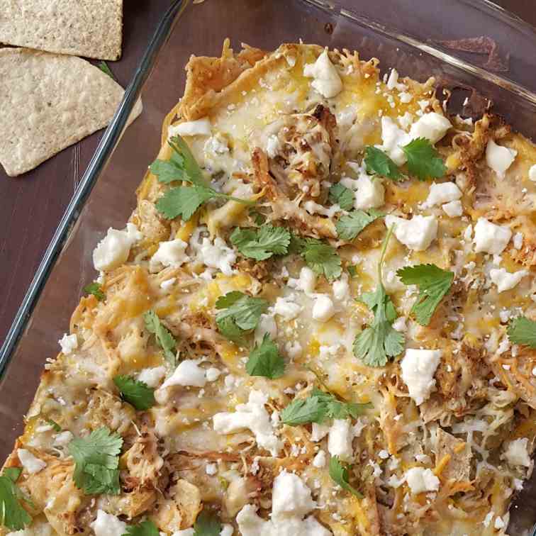 Easy Chicken Chilaquiles