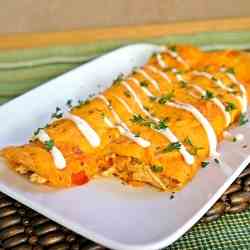 Ranch Chicken Enchiladas