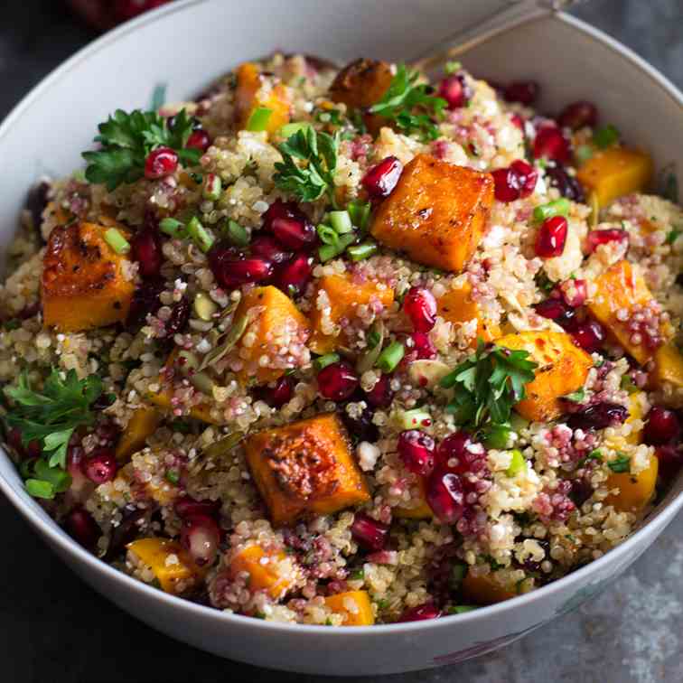 Roasted Butternut Squash Quinoa Salad