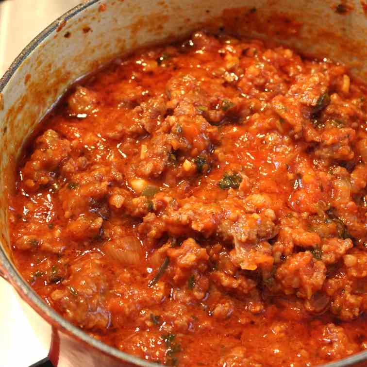 Italian Sausage Bolognese