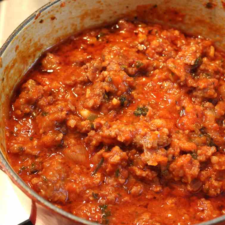 Italian Sausage Bolognese 