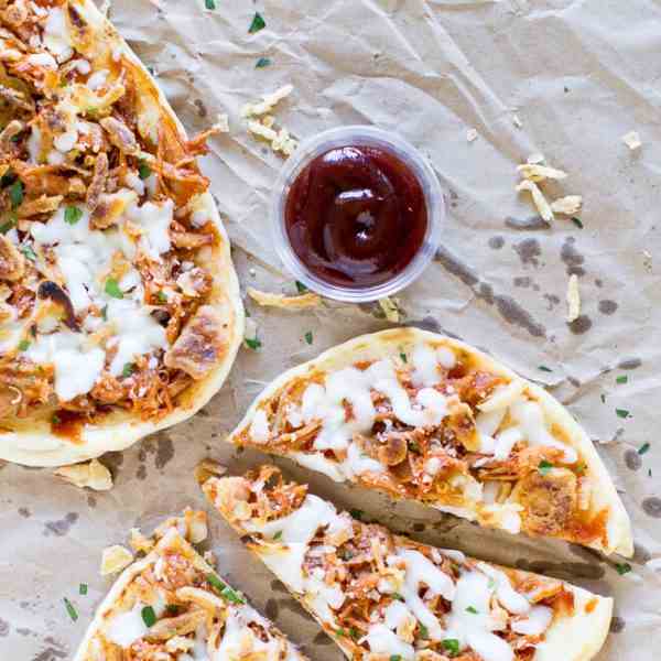 easy pulled pork pizza