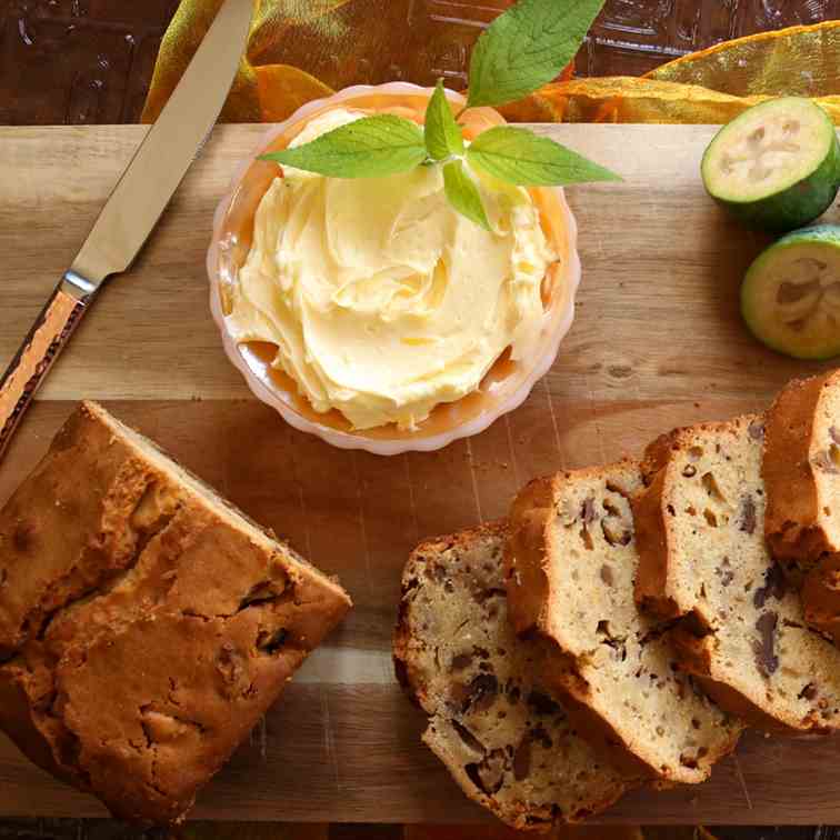 Feijoa - Walnut Gingerbread Loaf