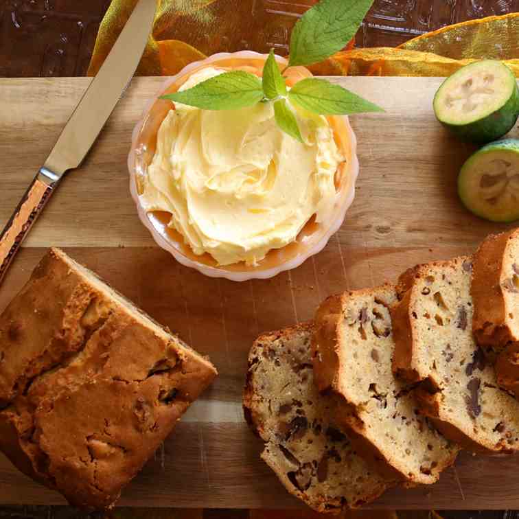 Feijoa - Walnut Gingerbread Loaf 