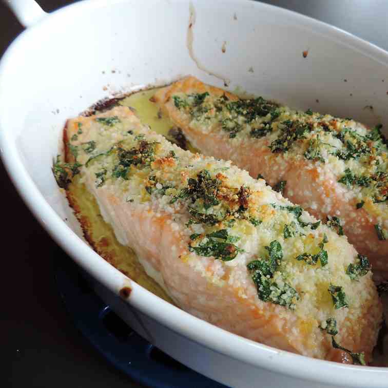 Parmesan Crusted Salmon