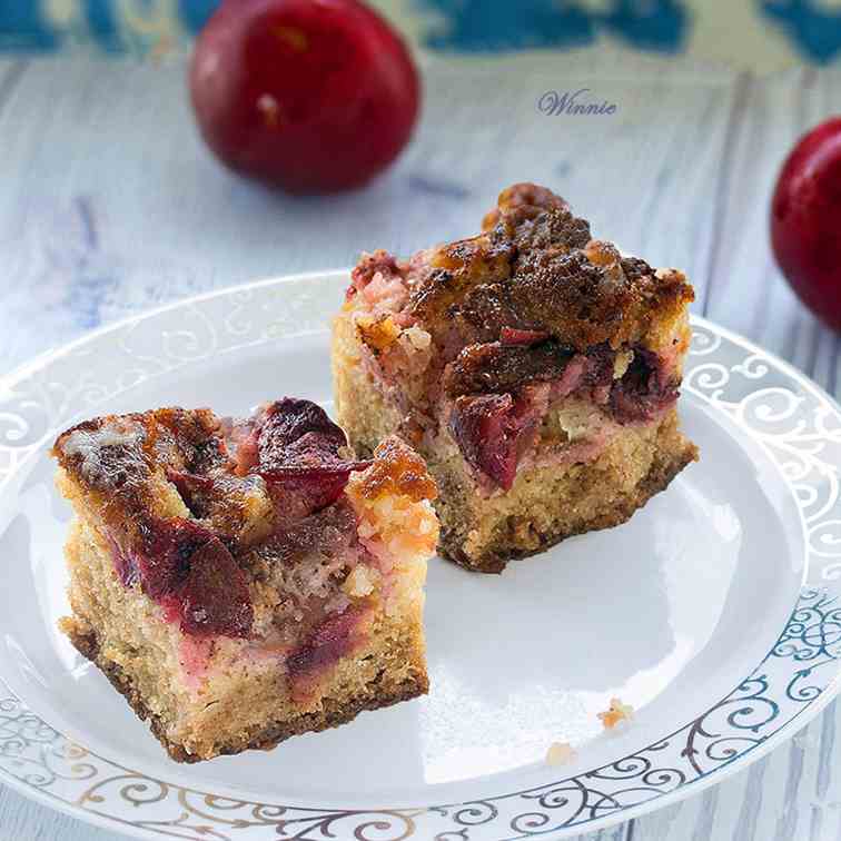 Plum Cake with Sugar Coating