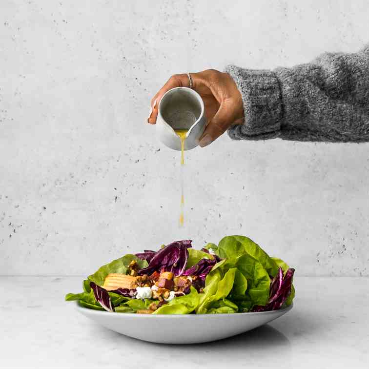 Butter Lettuce and Radicchio Salad