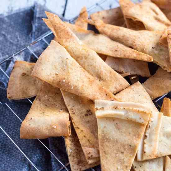 Quick Flatbread Crackers