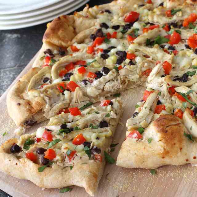 Southwestern Chicken Pizza