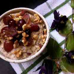 Grape & Walnut Porridge