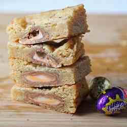 Creme Egg Blondies