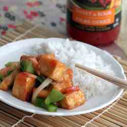 Sweet and sour tofu