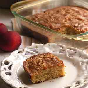 Cinnamon Peach Cake