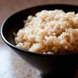 Pressure Cooker Brown Rice