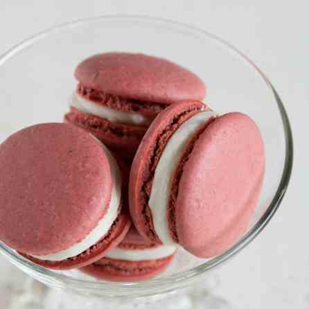 Red Velvet Macarons