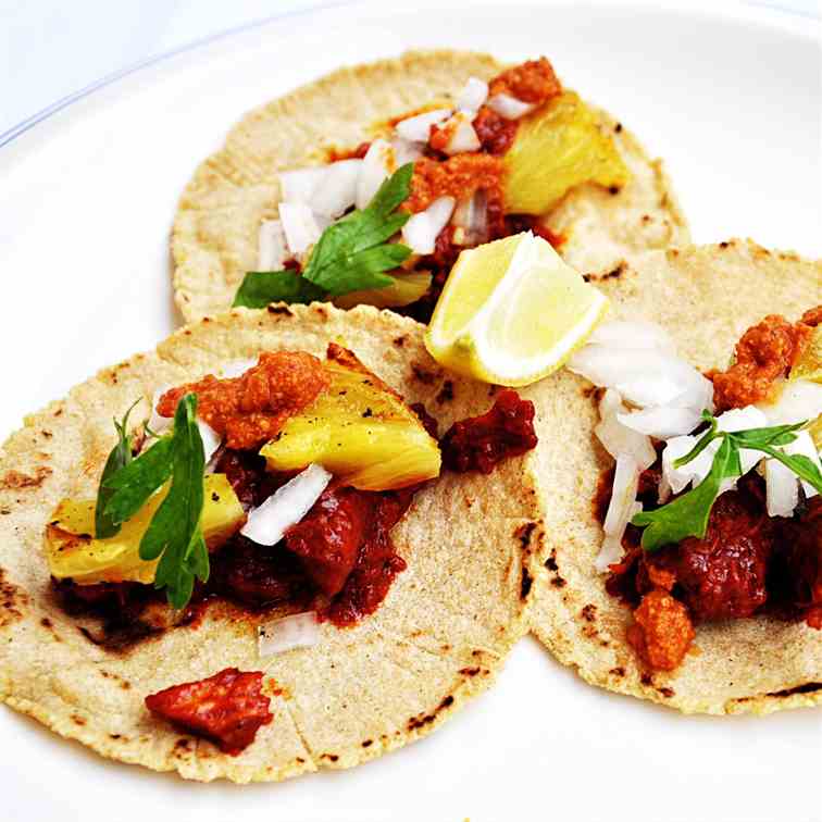 tacos "al pastor"