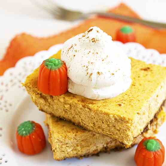 Pumpkin Cheesecake Bars