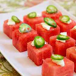 Watermelon Salad Bites