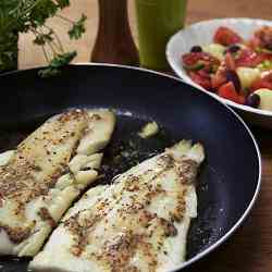 Cod fillets in a piquant sauce