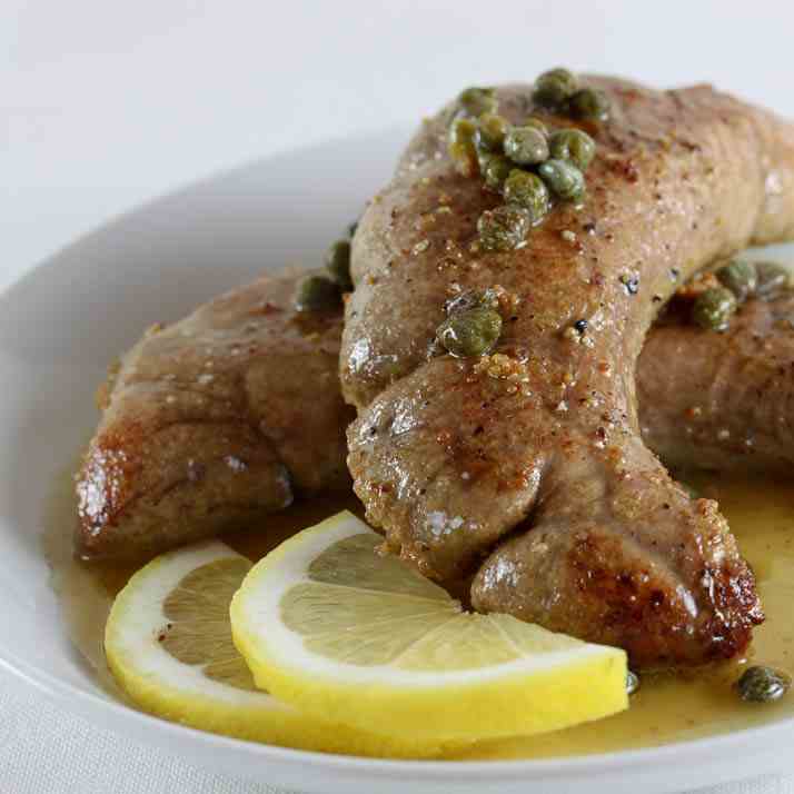 Shad Roe in Butter Lemon Caper Sauce