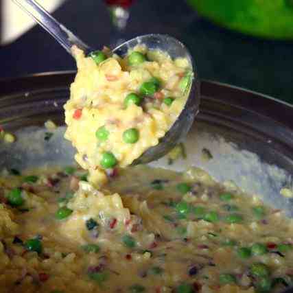 Risotto with Mushrooms and Peas