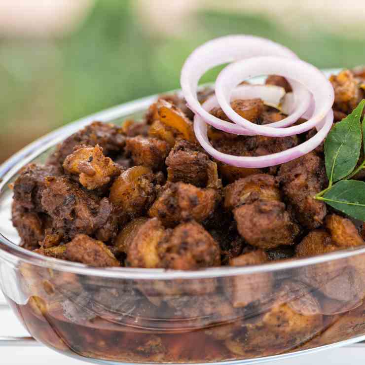 Kerala Style Pork Pepper Fry